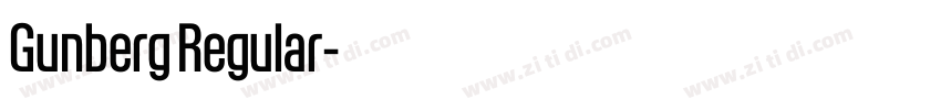 Gunberg Regular字体转换 Gunberg Regular字体转换